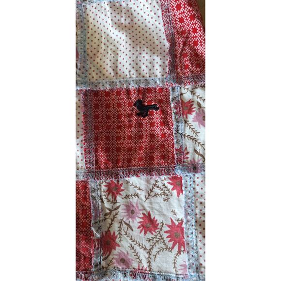 Men's quilt-style patchwork short-sleeved shirt- Size L- 100% cotton- Sweet! - Picture 6 of 7